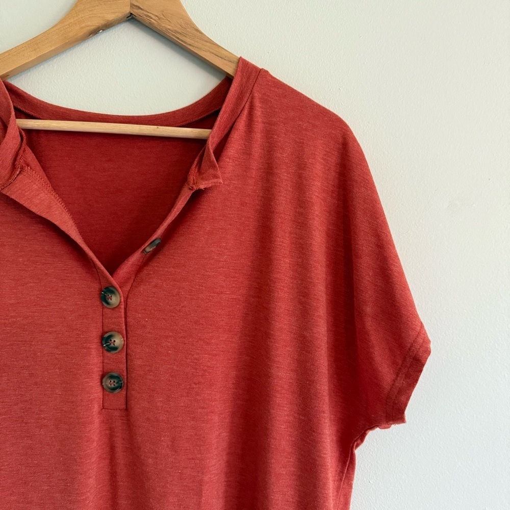 Rust Short Sleeve Top - Picture 3 of 7